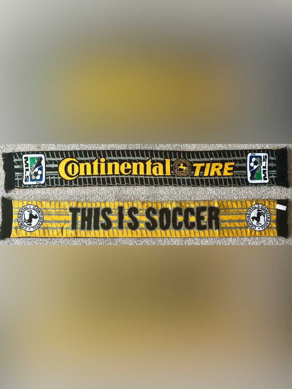 MLS Retro Major League Soccer Continental Tire This Is Soccer Soccer Scarf